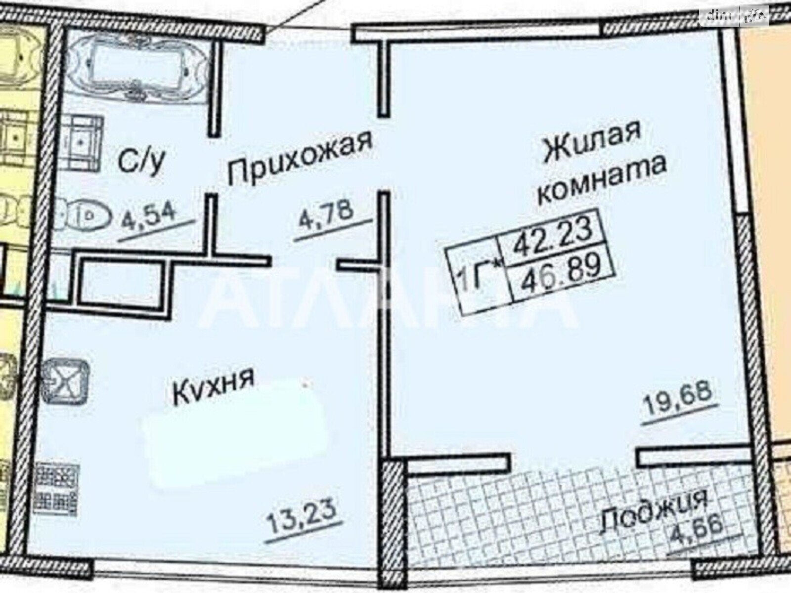 Продаж однокімнатної квартири в Одесі, на вул. Каманіна, район Приморський фото 1