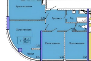 Продаж трикімнатної квартири в Одесі, на вул. Каманіна 16А, кв. 35, район Приморський фото 2