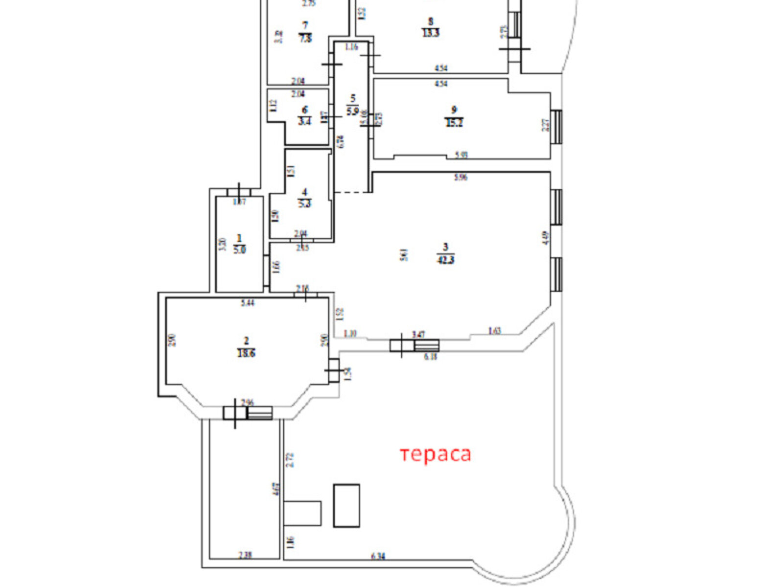 Продажа трехкомнатной квартиры в Одессе, на пер. Клубничный 22А, район Приморский фото 1