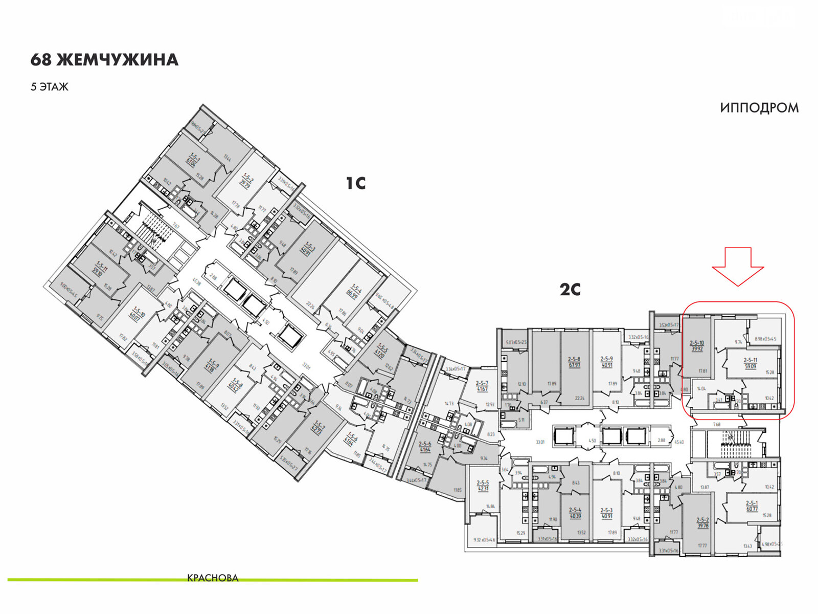 Продажа двухкомнатной квартиры в Одессе, на ул. Краснова 3 корпус 68, район Приморский фото 1 Продажа двухкомнатной квартиры в Одессе, на ул. Краснова 3 корпус 68, район Приморский фото 1