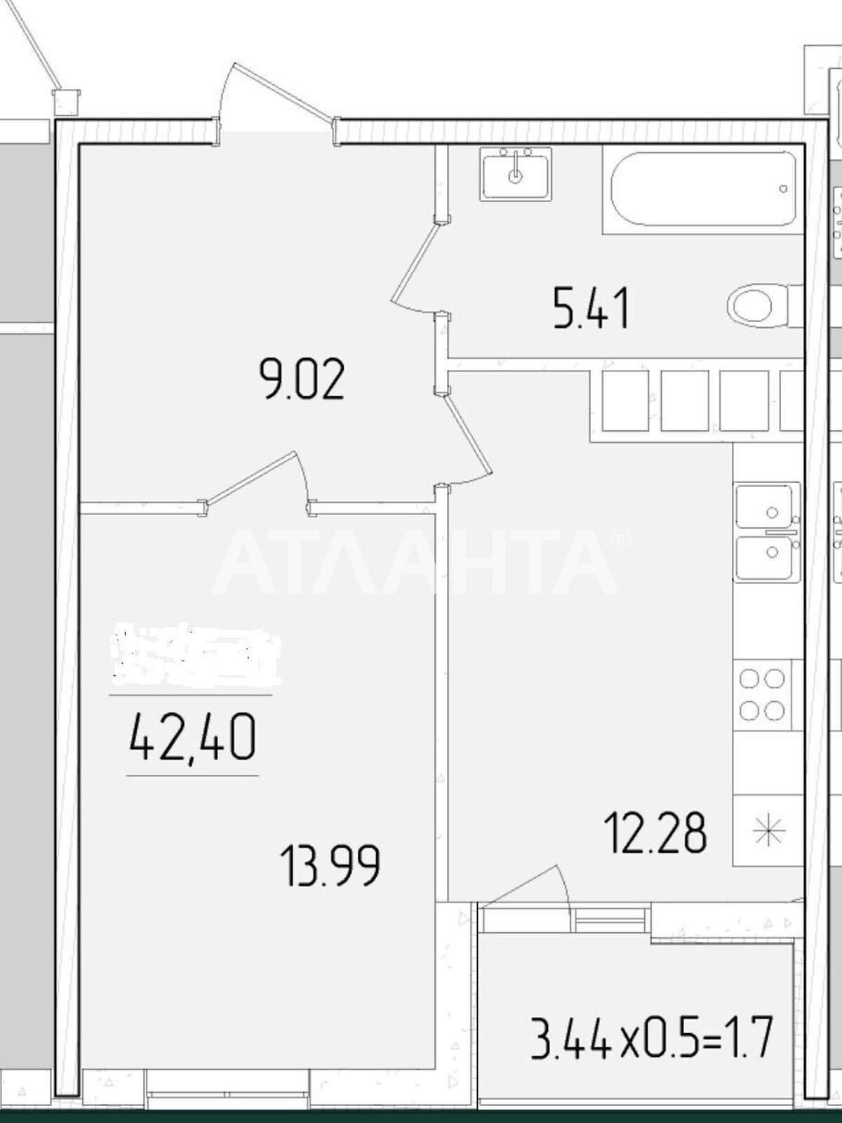 Продажа однокомнатной квартиры в Одессе, на ул. Краснова, район Приморский фото 1 Продажа однокомнатной квартиры в Одессе, на ул. Краснова, район Приморский фото 1