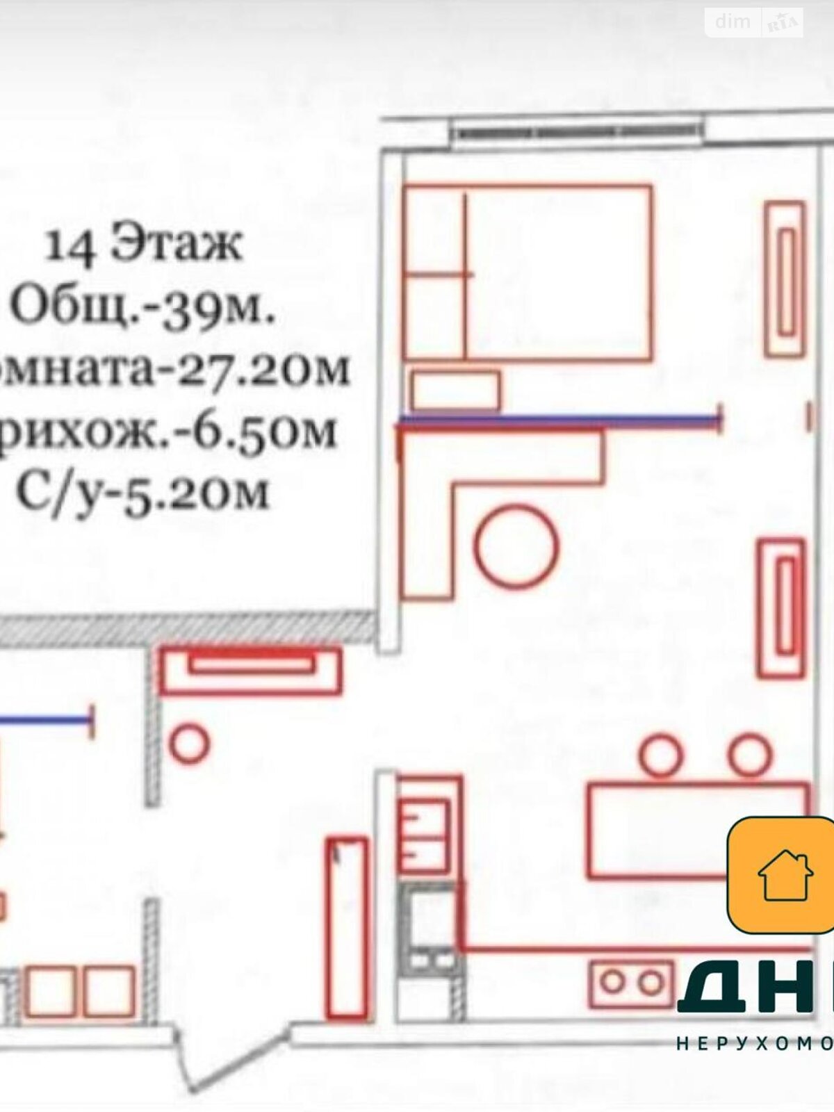 Продаж однокімнатної квартири в Одесі, на вул. Літературна 10, район Приморський фото 1 Продаж однокімнатної квартири в Одесі, на вул. Літературна 10, район Приморський фото 1