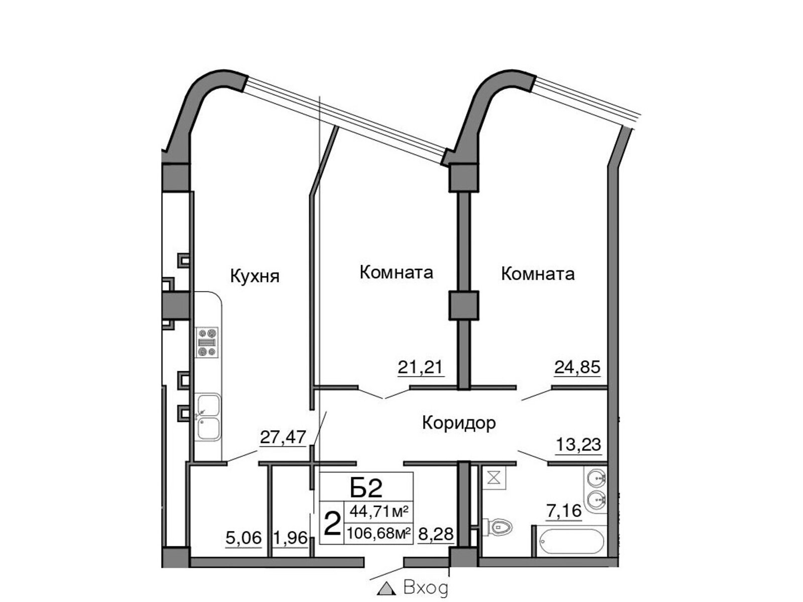 Продажа трехкомнатной квартиры в Одессе, на пер. Мореходный 2/2, район Приморский фото 1