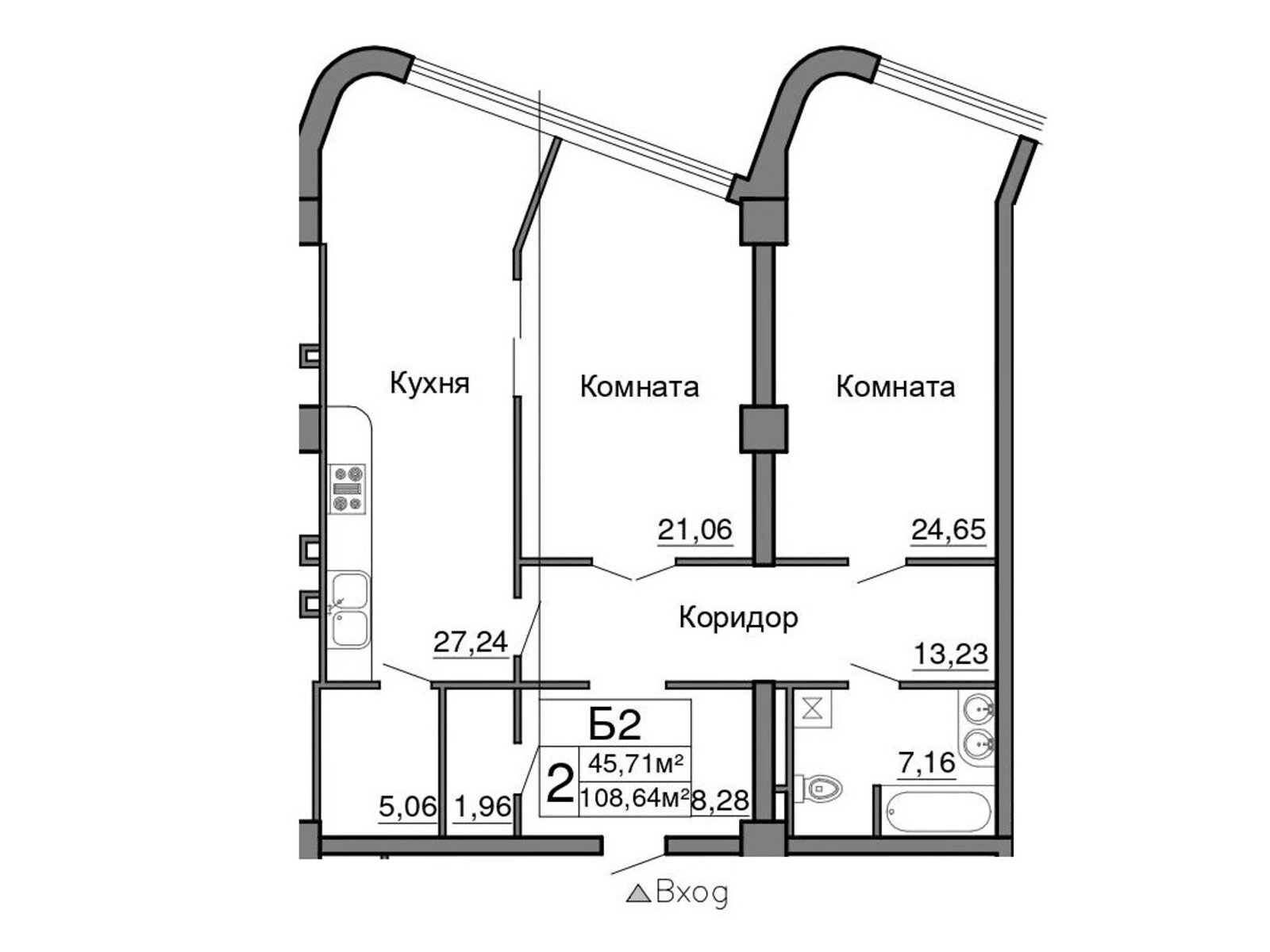 Продажа двухкомнатной квартиры в Одессе, на пер. Мореходный 2/2, район Приморский фото 1