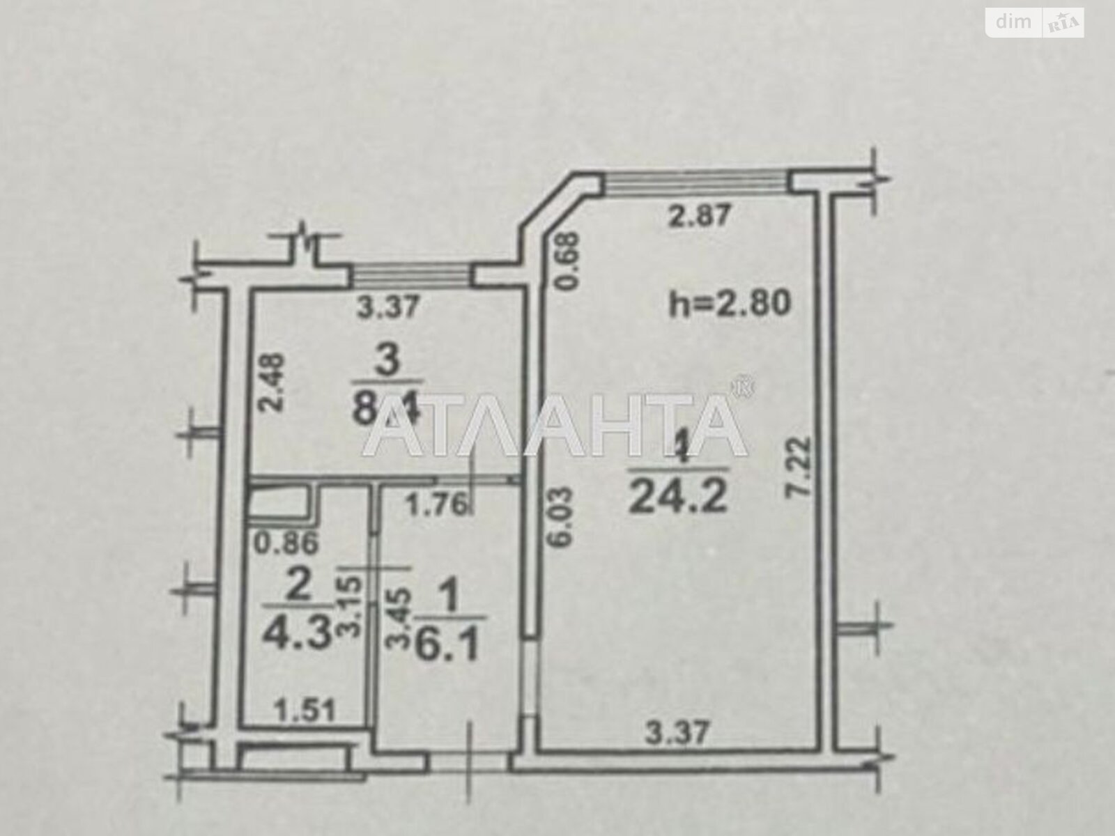 Продажа однокомнатной квартиры в Одессе, на ул. Дюковская 6, район Приморский фото 1