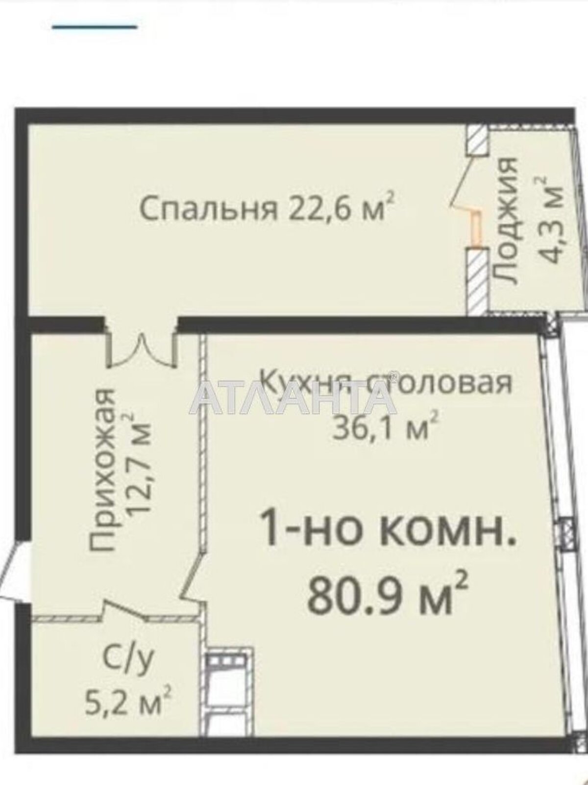 Продаж однокімнатної квартири в Одесі, на вул. Новоберегова 12А, район Приморський фото 1