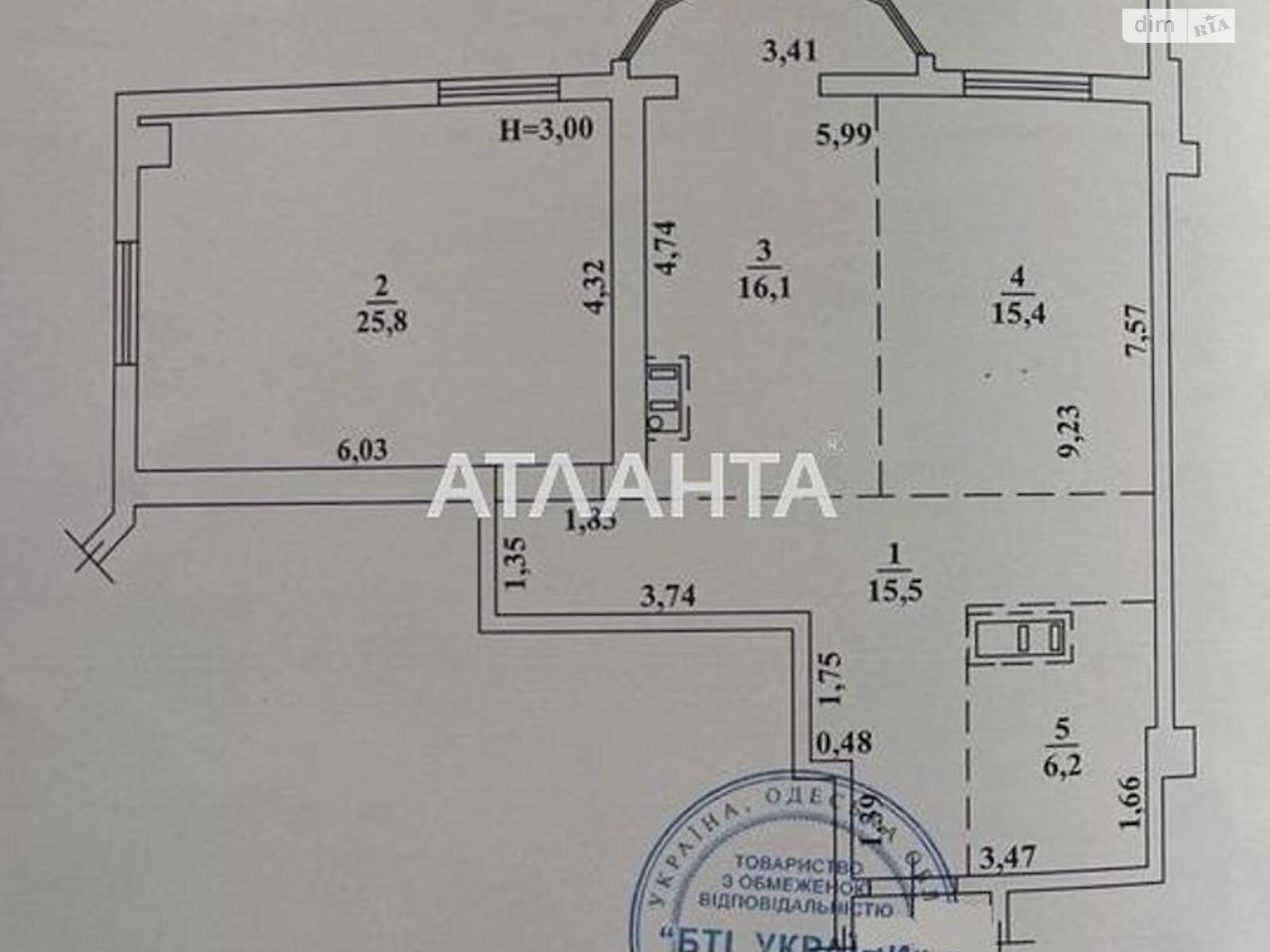 Продаж двокімнатної квартири в Одесі, на дор. Фонтанська 124, район Приморський фото 1