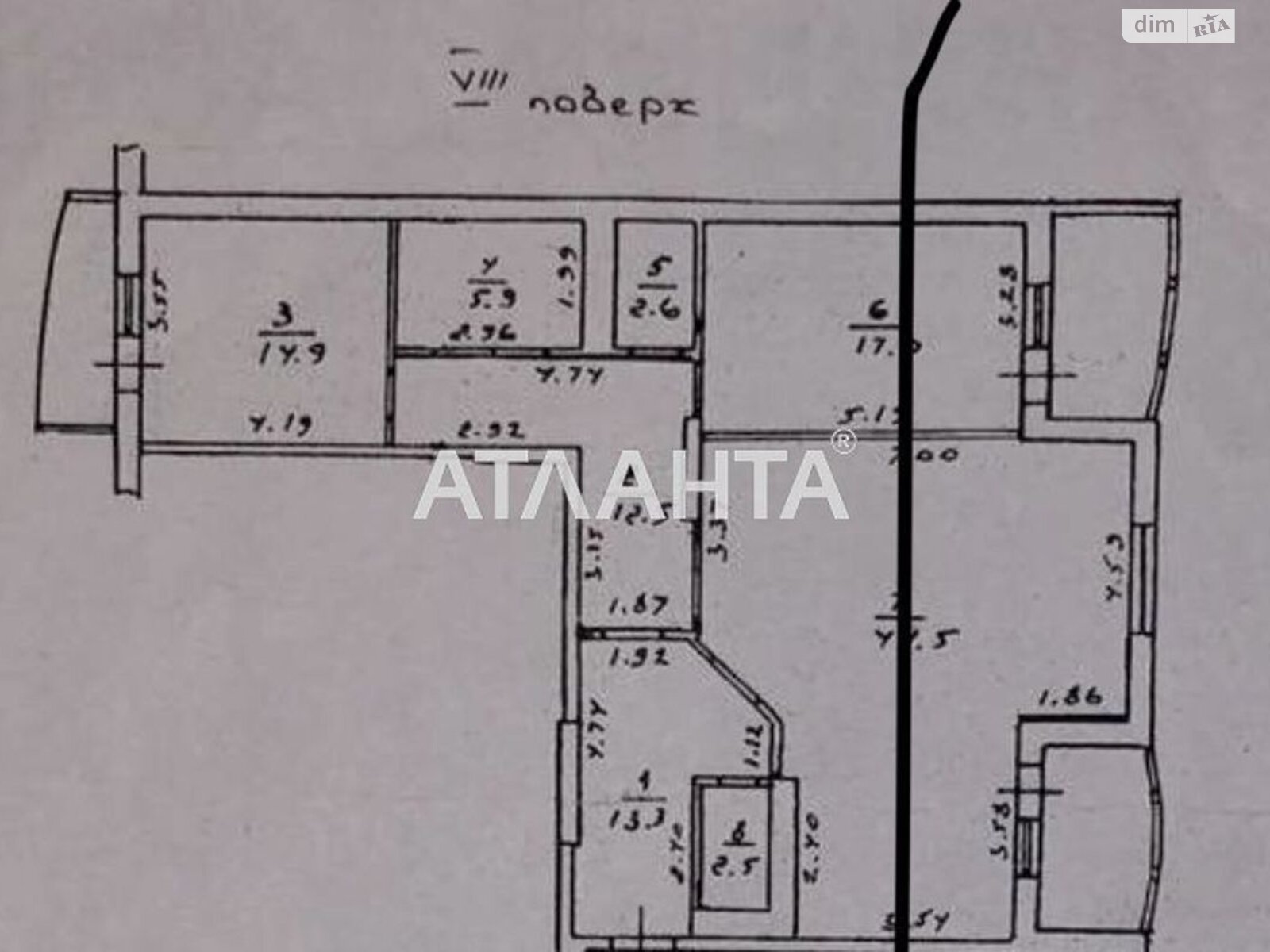 Продаж трикімнатної квартири в Одесі, на дор. Фонтанська 16/8, район Приморський фото 1