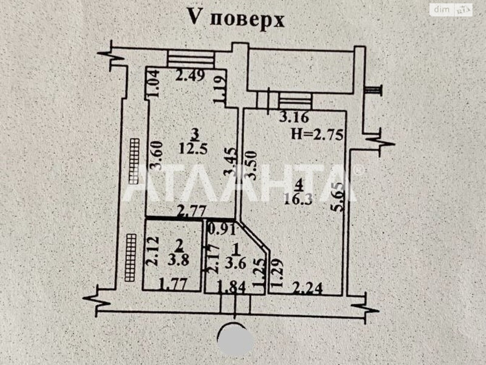 Продаж однокімнатної квартири в Одесі, на вул. Пішонівська, район Приморський фото 1