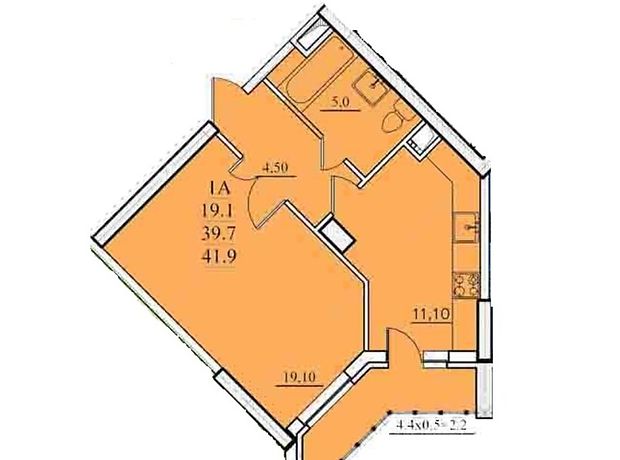 Продажа квартиры, 1 ком., Одесса, р‑н. Приморский, Проценко улица Продажа квартиры, 1 ком., Одесса, р‑н. Приморский, Проценко улица
