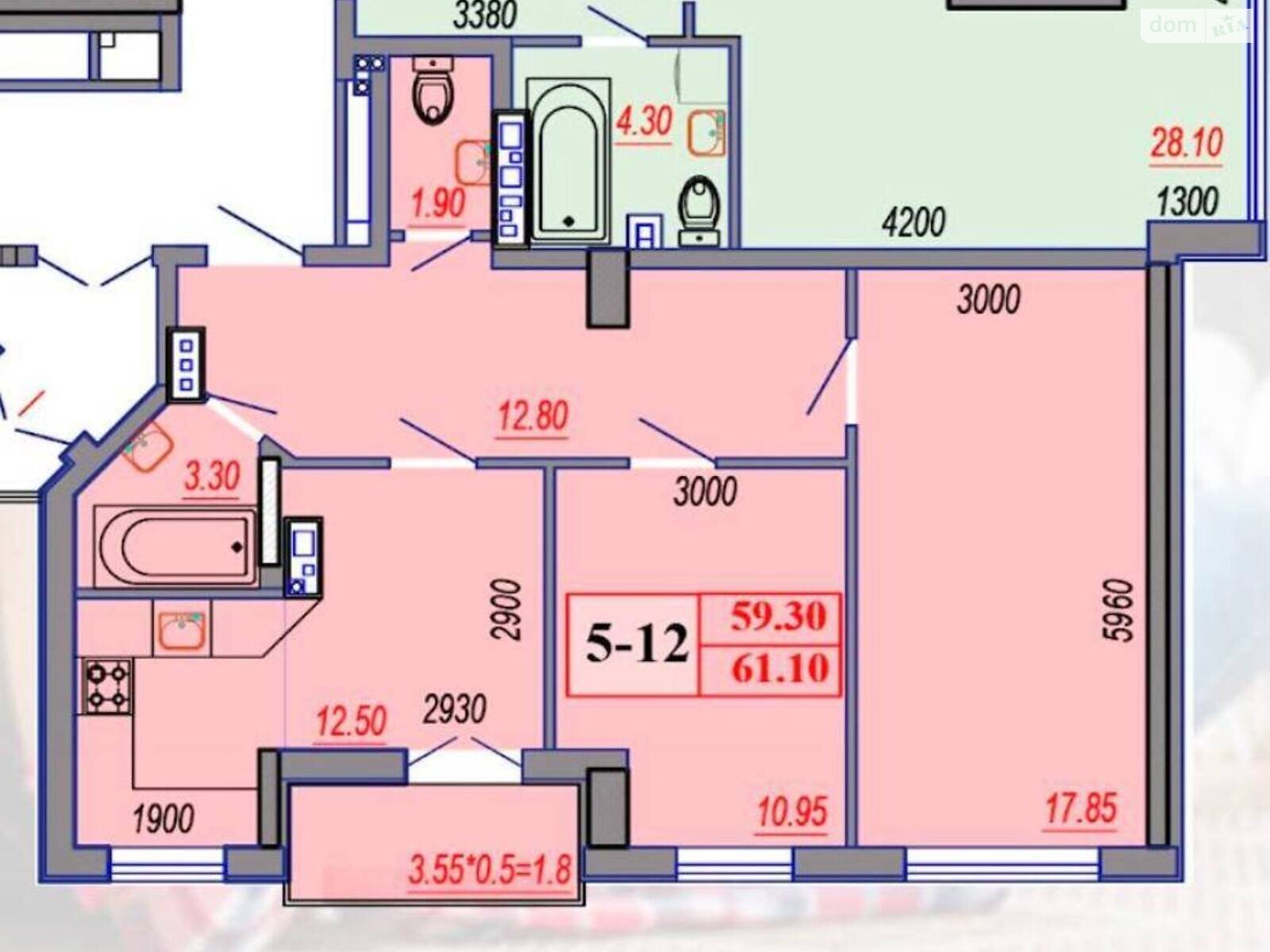 Продажа двухкомнатной квартиры в Одессе, на ул. Сегедская 13, район Приморский фото 1