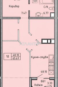 Продаж однокімнатної квартири в Одесі, на просп. Шевченка, район Приморський фото 2