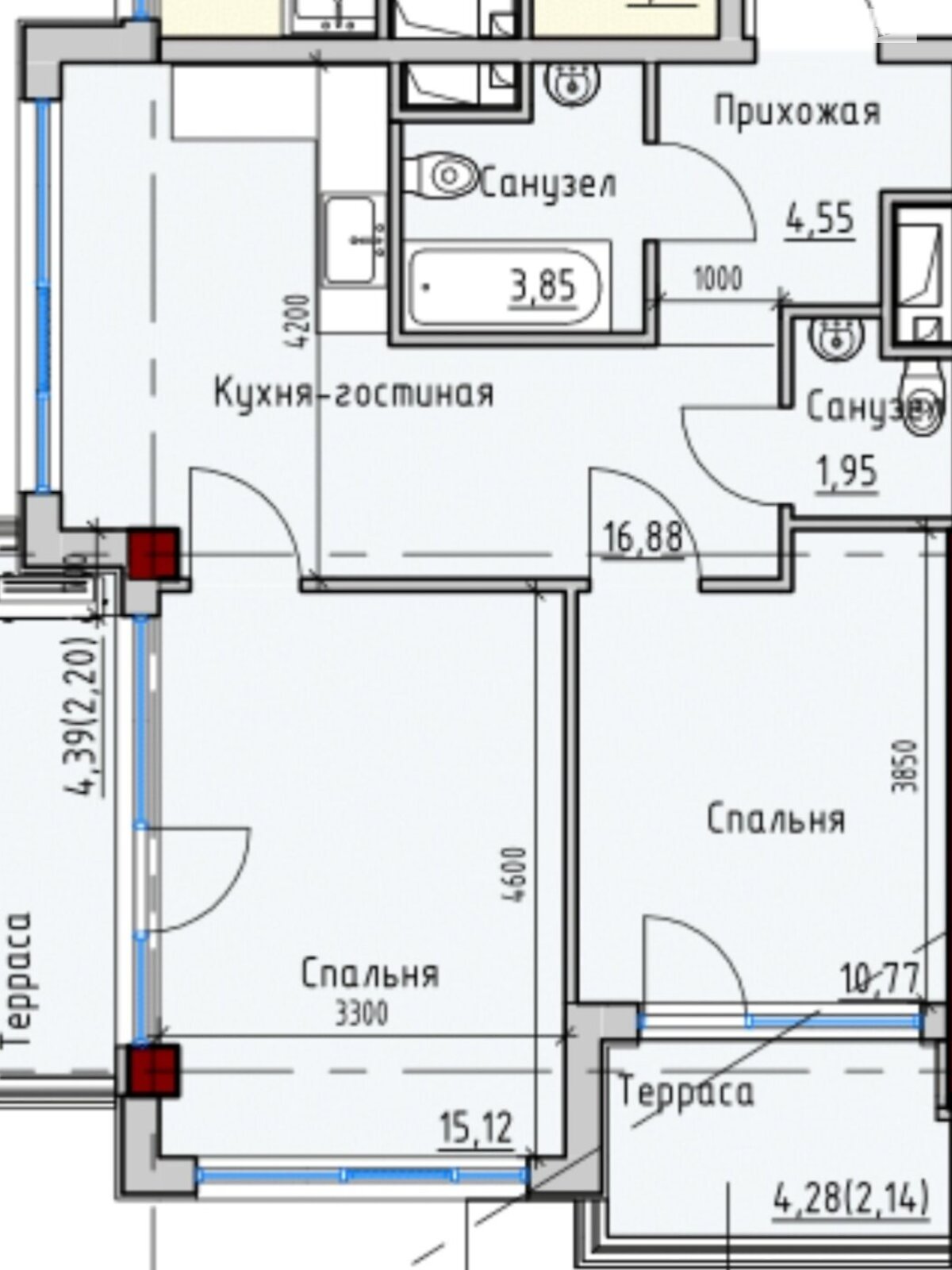 Продаж двокімнатної квартири в Одесі, на вул. Софіївська, район Приморський фото 1