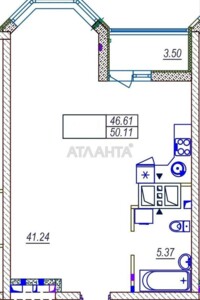 Продажа однокомнатной квартиры в Одессе, на ул. Среднефонтанская, район Приморский фото 2