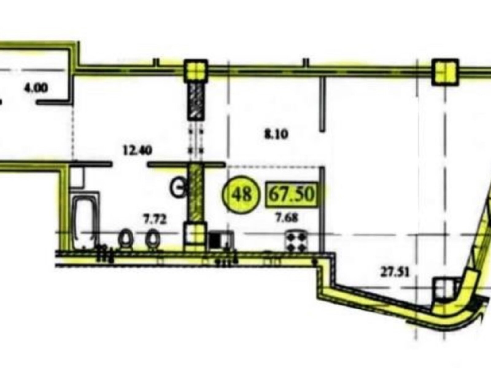 Продаж однокімнатної квартири в Одесі, на пров. Удільний 6, кв. 3, район Приморський фото 1