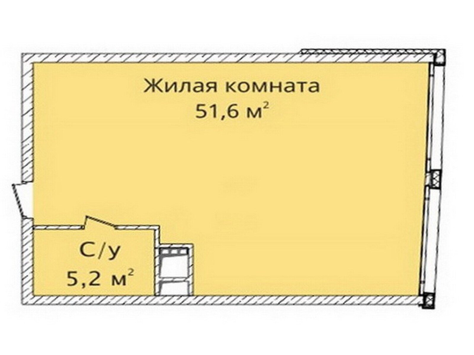 Продажа однокомнатной квартиры в Одессе, на ул. Заречная, район Приморский фото 1