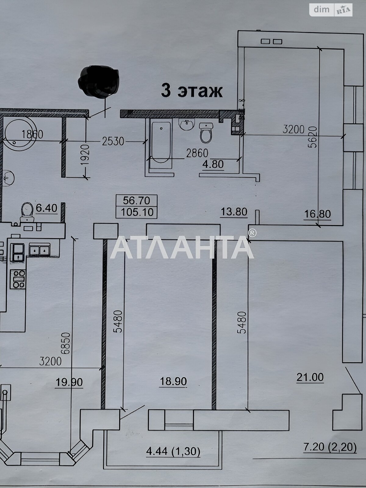 Продаж трикімнатної квартири в Одесі, на вул. Бориса Літвака 9Б, район Приморський фото 1 Продаж трикімнатної квартири в Одесі, на вул. Бориса Літвака 9Б, район Приморський фото 1
