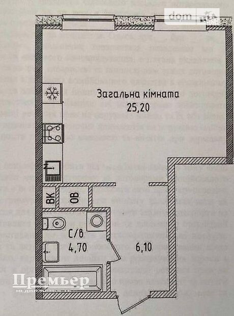 Продажа однокомнатной квартиры в Одессе, на плато Гагаринское 4 район Приморский фото 1