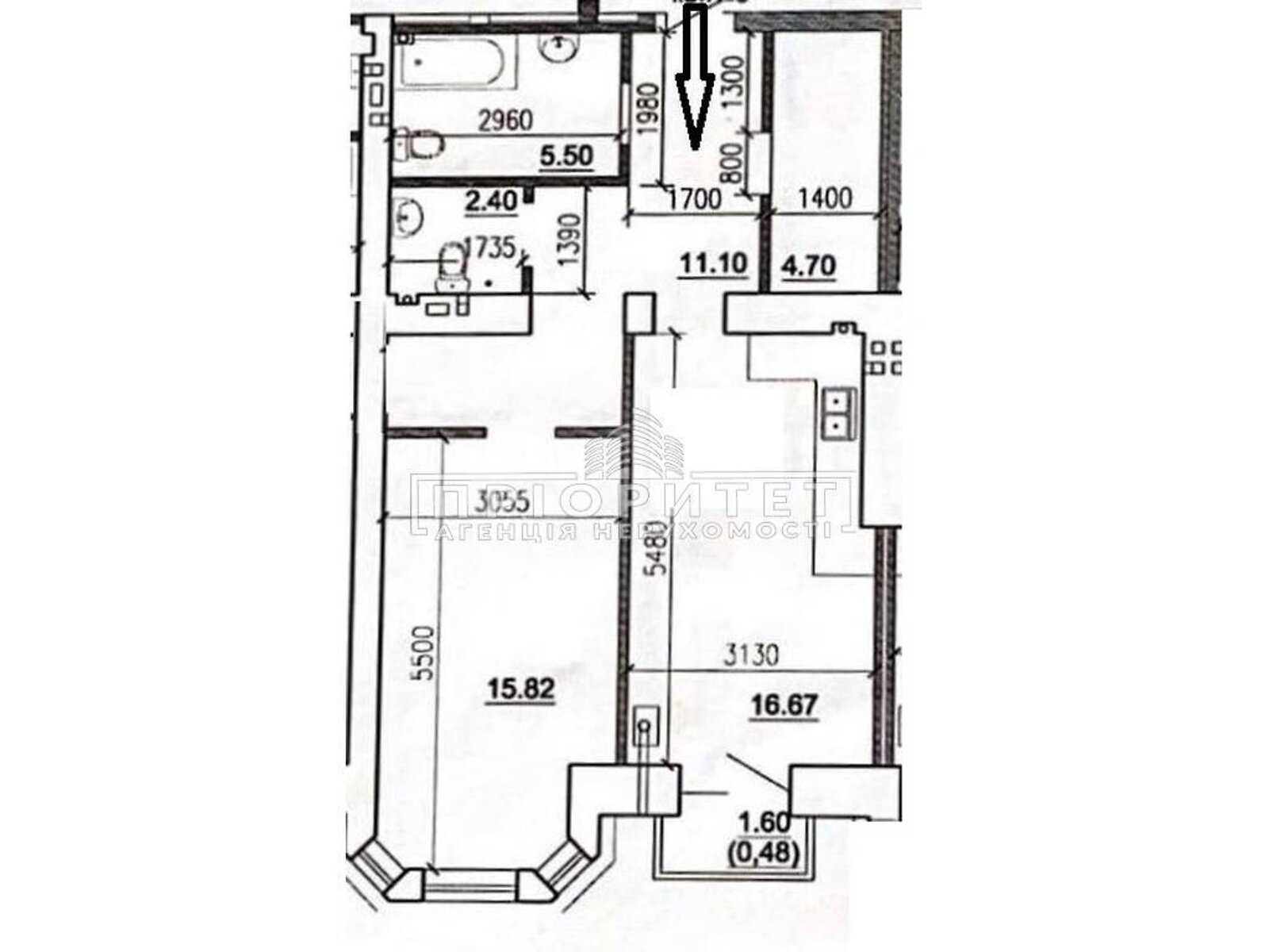 Продаж однокімнатної квартири в Одесі, на вул. Бориса Літвака, район Приморський фото 1