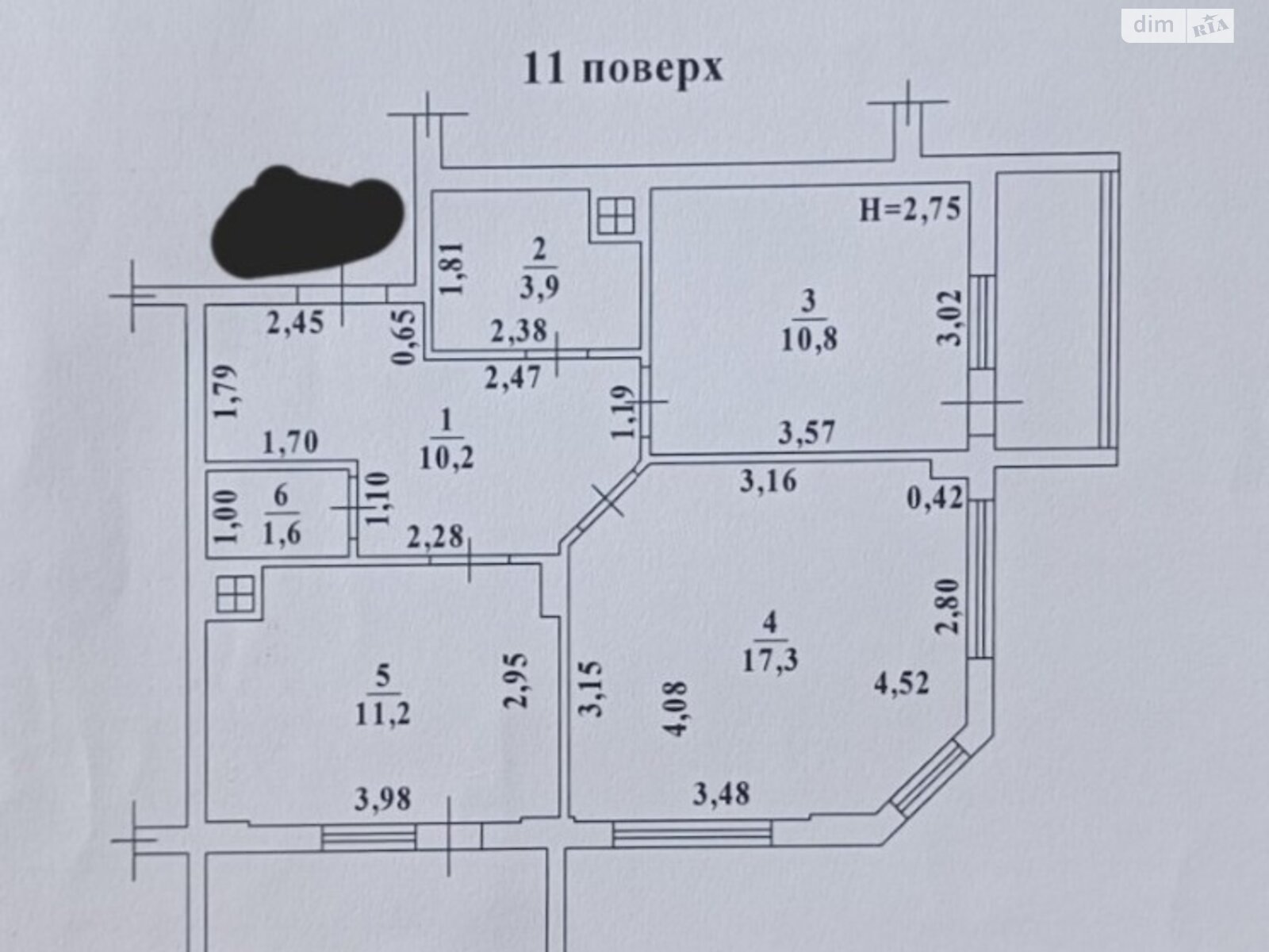 Продаж двокімнатної квартири в Одесі, на мас. Радужний 20, фото 1