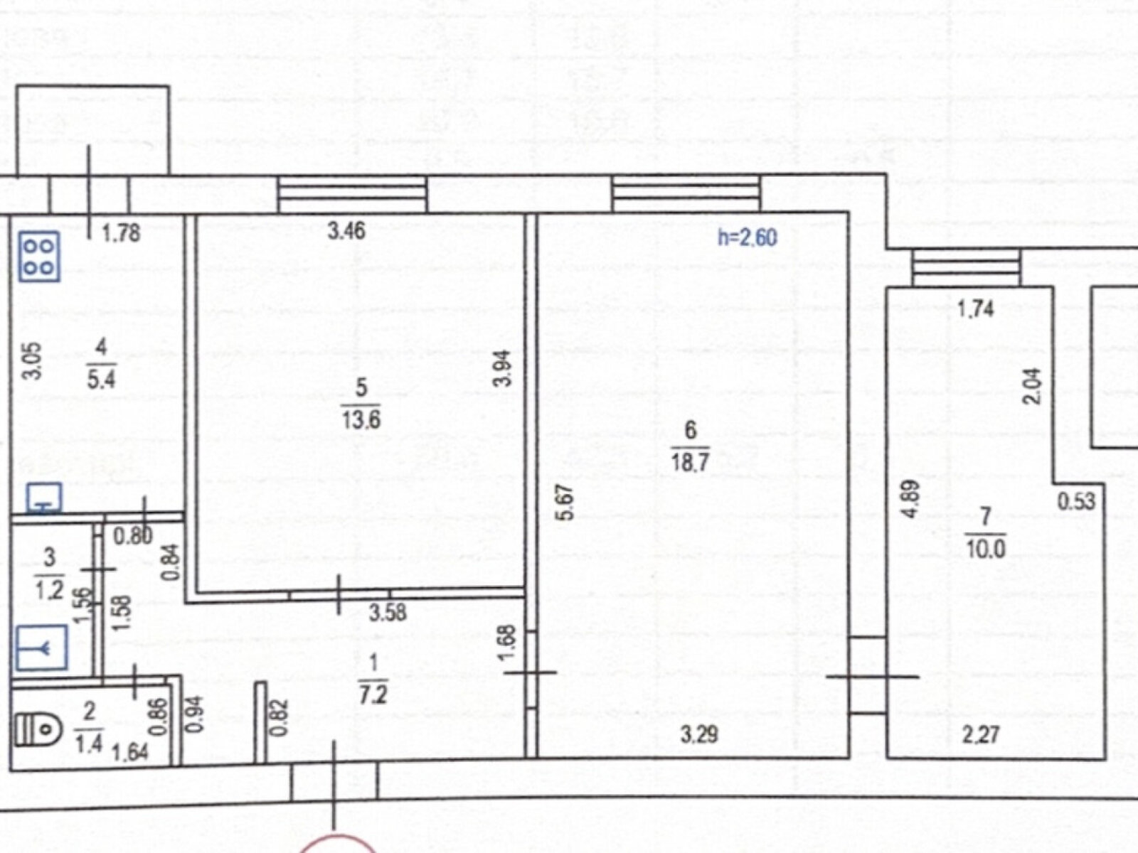 Продажа трехкомнатной квартиры в Одессе, на ул. Левитана, район Школьный фото 1
