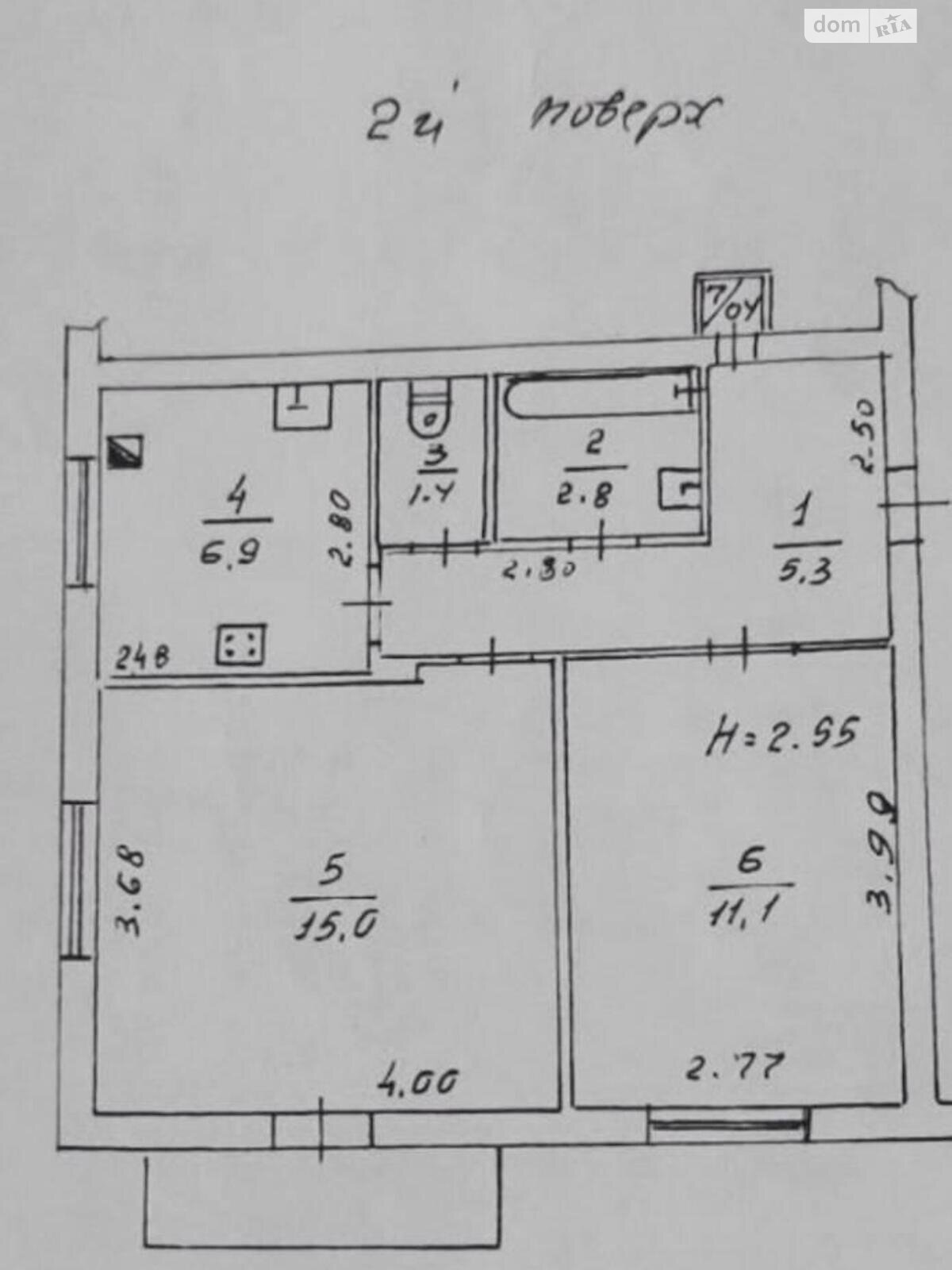 Продаж двокімнатної квартири в Одесі, на 3-й пров. Вапняний, район Слободка фото 1