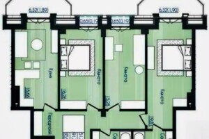 Продаж двокімнатної квартири в Одесі, на дор. Фонтанська 62К, район Середній Фонтан фото 2 Продаж двокімнатної квартири в Одесі, на дор. Фонтанська 62К, район Середній Фонтан фото 2