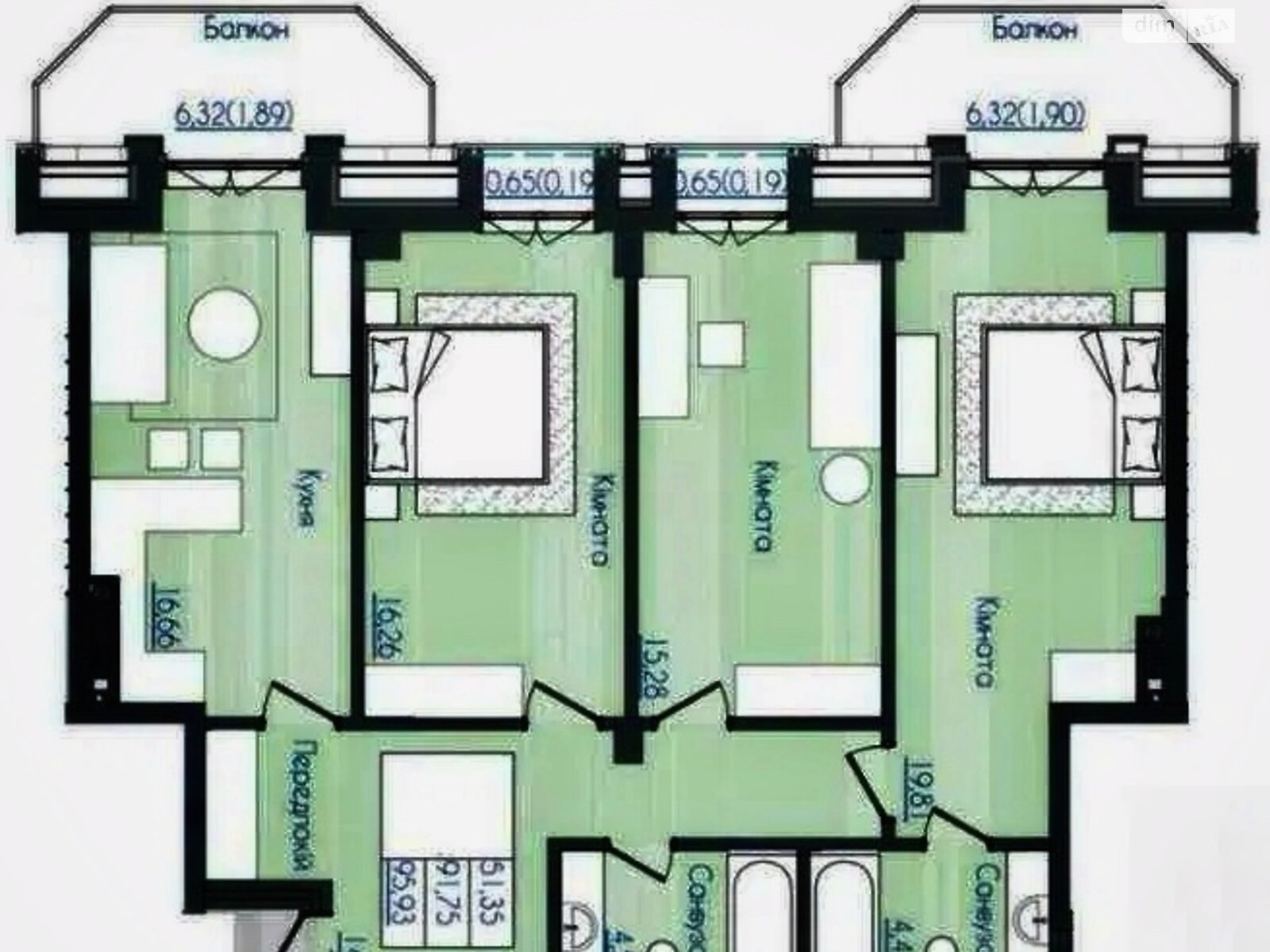 Продаж двокімнатної квартири в Одесі, на дор. Фонтанська 62К, район Середній Фонтан фото 1 Продаж двокімнатної квартири в Одесі, на дор. Фонтанська 62К, район Середній Фонтан фото 1