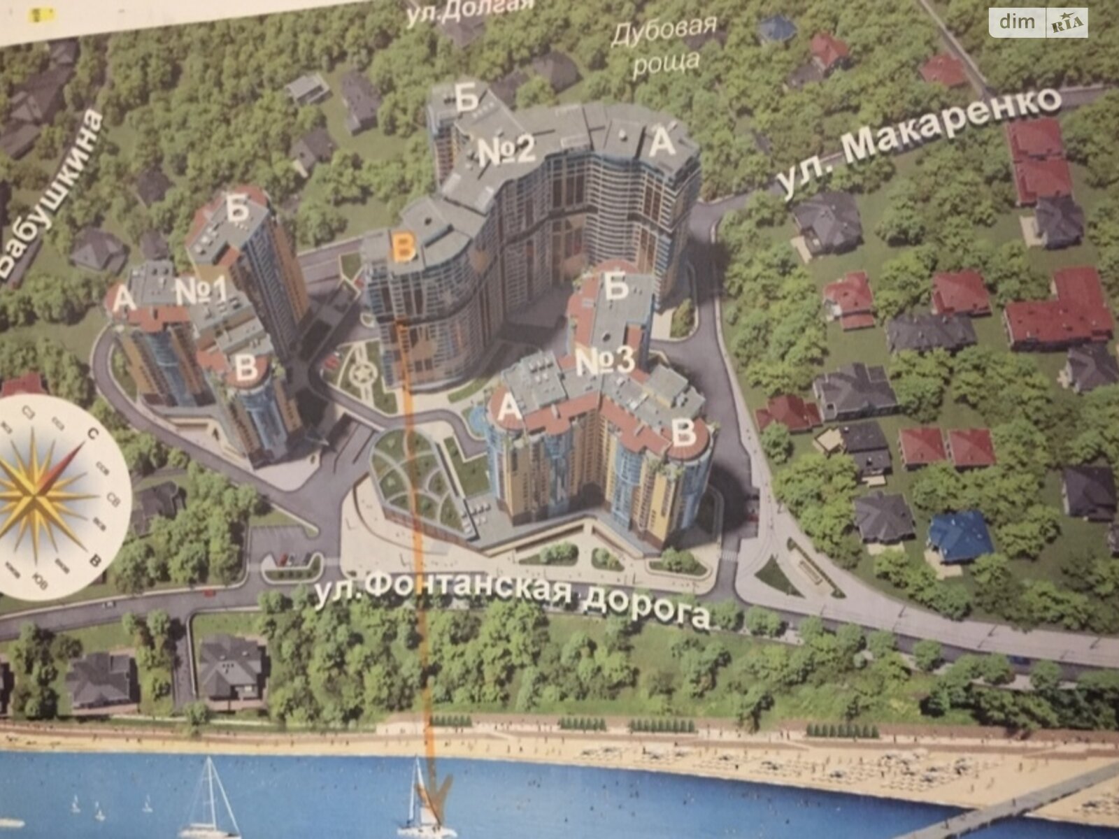 Продаж однокімнатної квартири в Одесі, на дор. Фонтанська 118Б/1, кв. 606, район Середній Фонтан фото 1 Продаж однокімнатної квартири в Одесі, на дор. Фонтанська 118Б/1, кв. 606, район Середній Фонтан фото 1