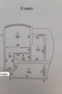 Продаж трикімнатної квартири в Одесі, на пров. Кордонний 2/2, район Середній Фонтан фото 2