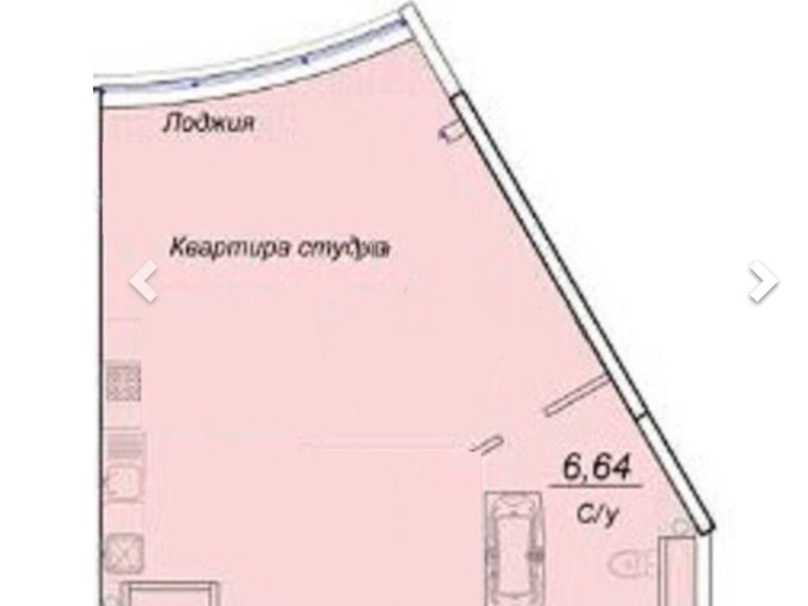 Продаж однокімнатної квартири в Одесі, на вул. Каманіна 16/5А, район Середній Фонтан фото 1