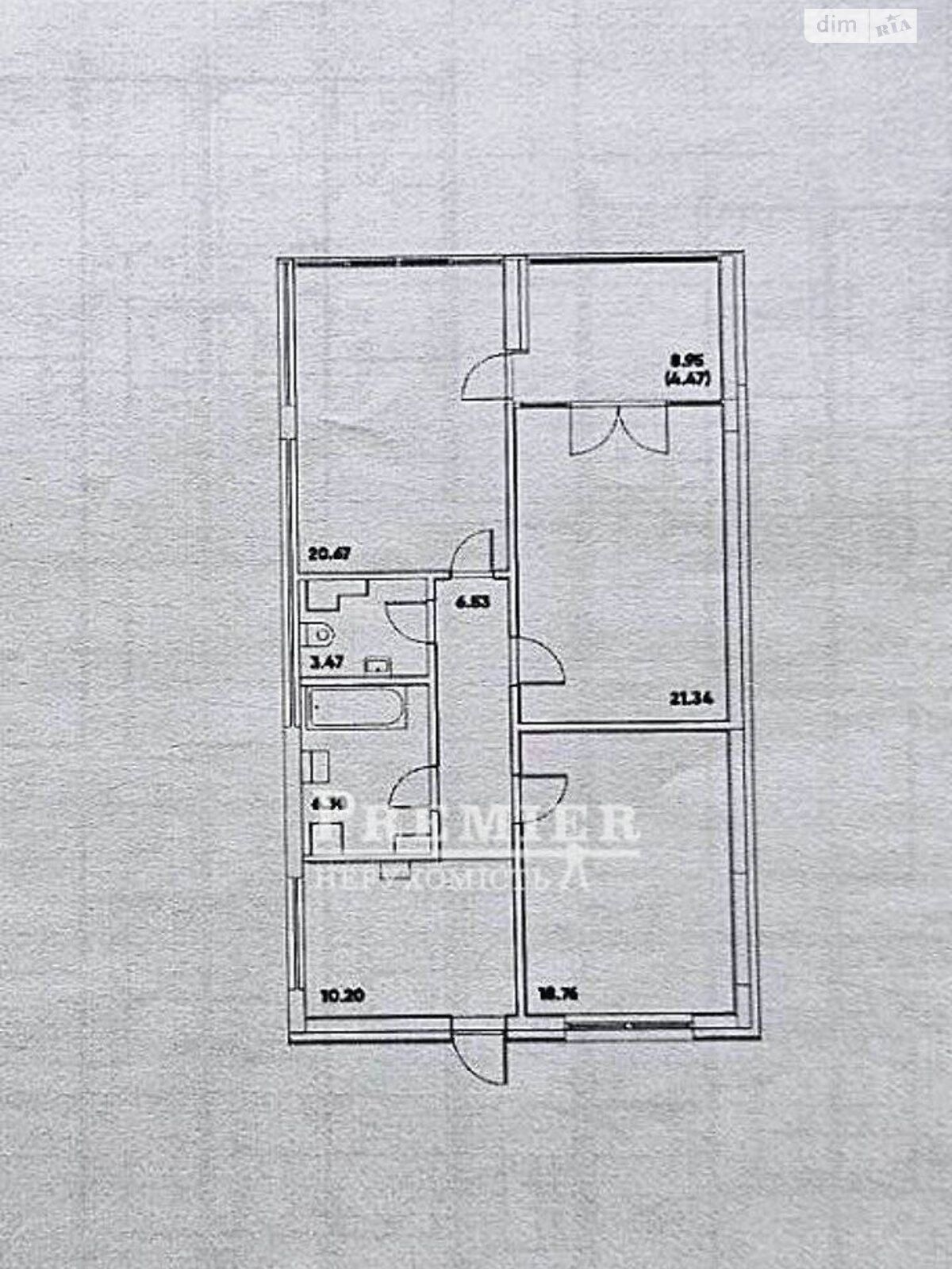 Продаж двокімнатної квартири в Одесі, на вул. Рєпіна, район Середній Фонтан фото 1