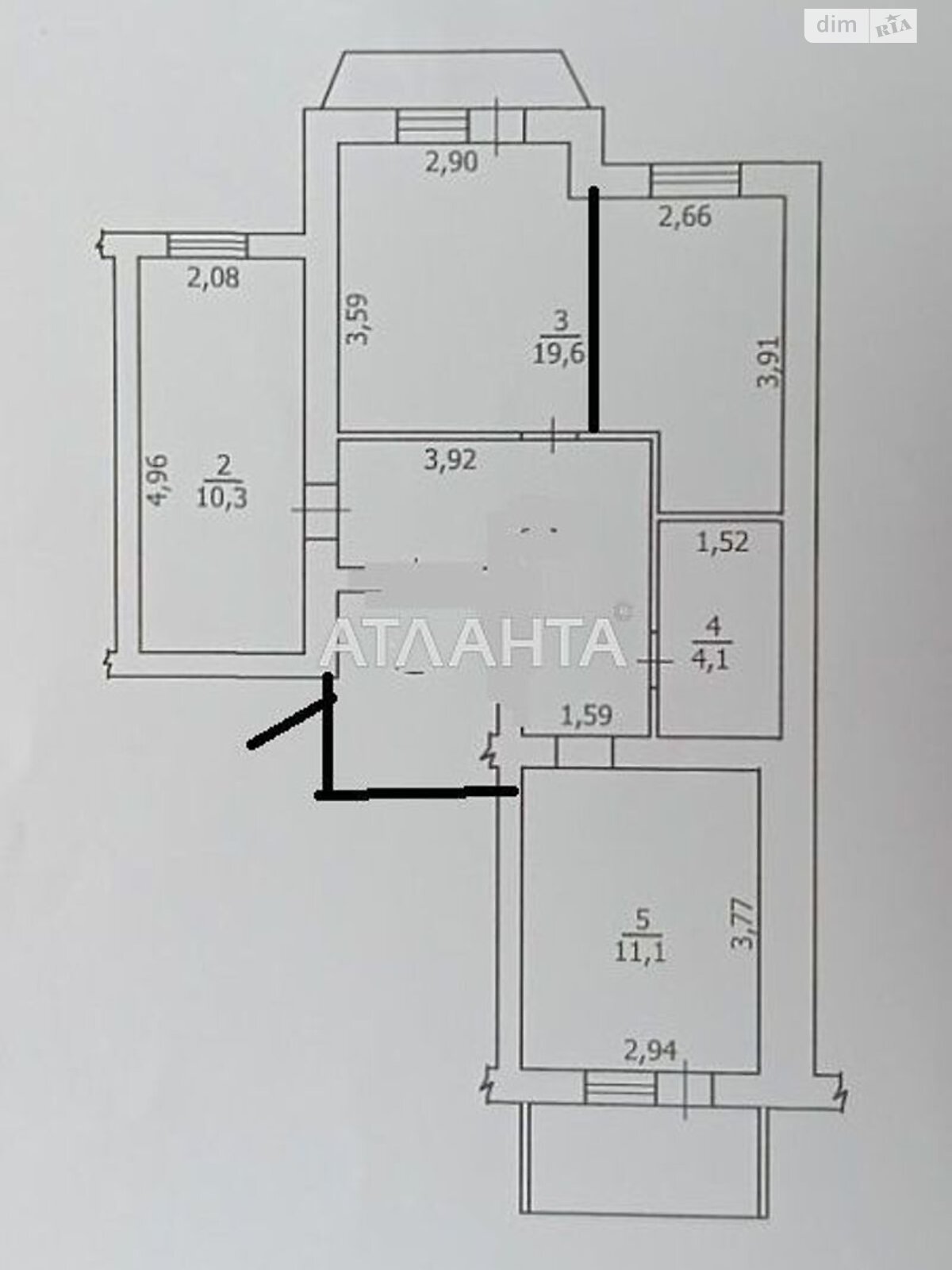 Продажа трехкомнатной квартиры в Одессе, на ул. Владислава Бувалкина 75, район Пересыпский фото 1