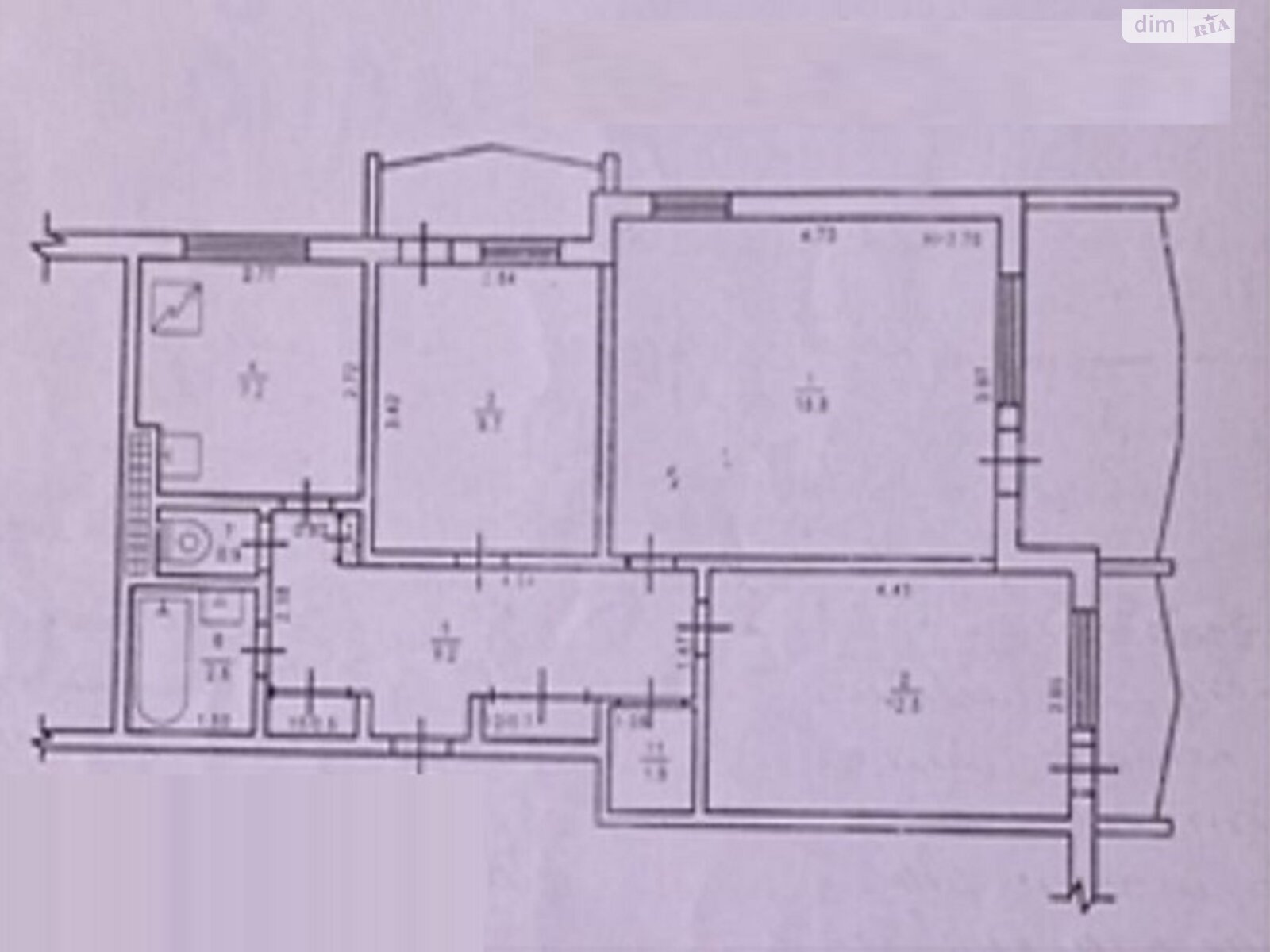 Продажа трехкомнатной квартиры в Одессе, на ул. Академика Королева, район Таирова фото 1