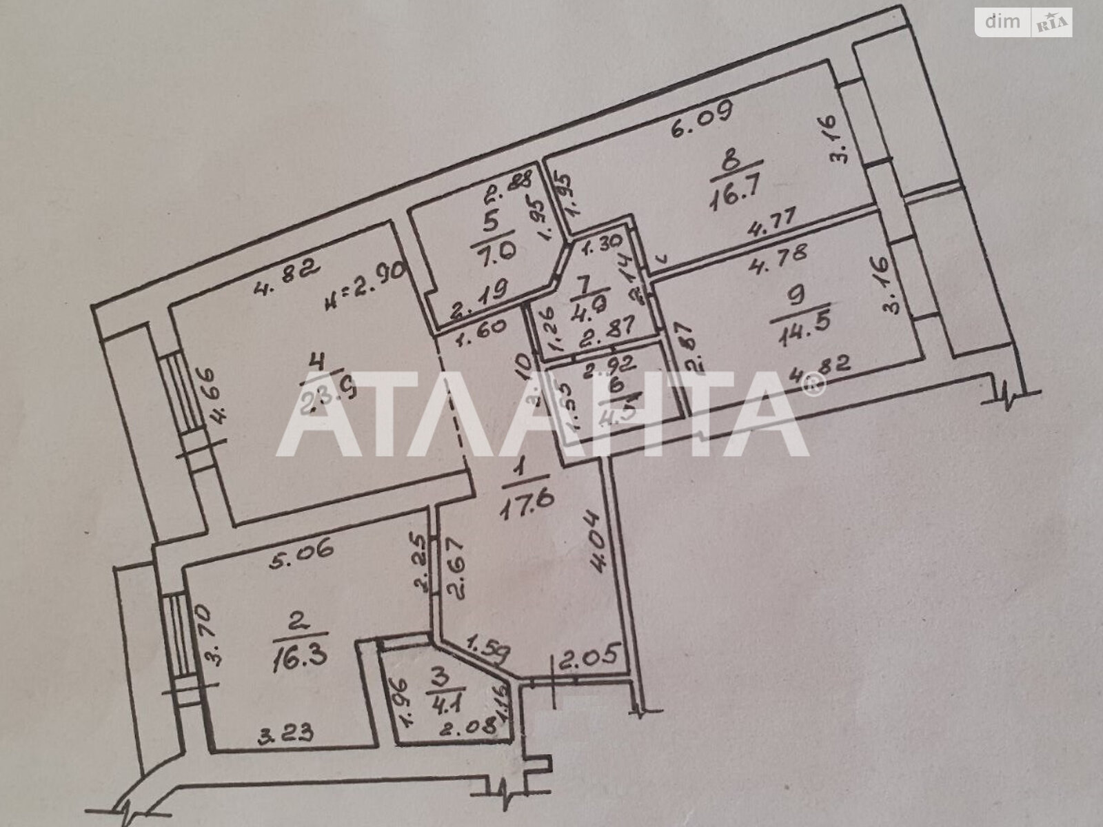 Продаж трикімнатної квартири в Одесі, на вул. Левітана, район Таїрова фото 1