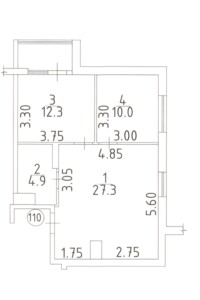 Продажа двухкомнатной квартиры в Одессе, на просп. Небесной Сотни, район Таирова фото 2 Продажа двухкомнатной квартиры в Одессе, на просп. Небесной Сотни, район Таирова фото 2