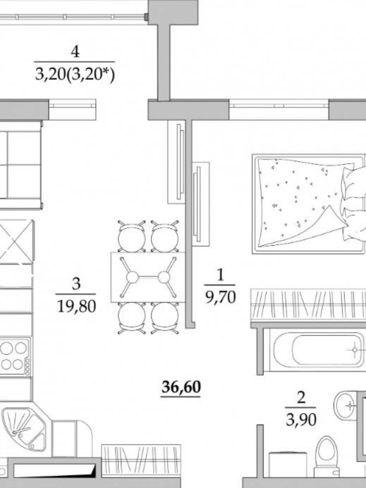 Продаж однокімнатної квартири в Одесі, на вул. Спортивна 3/2, район Таїрова фото 1