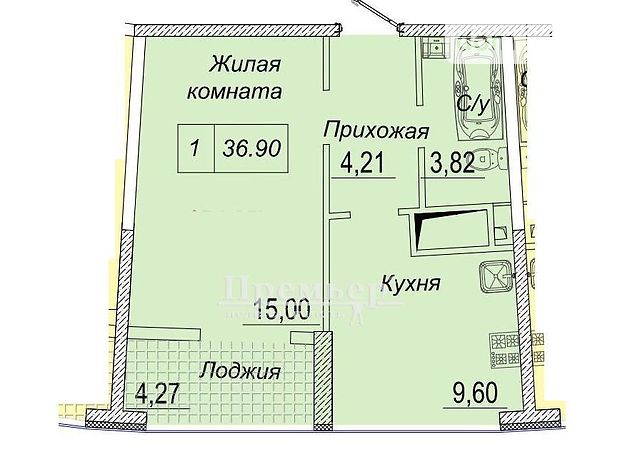 Продажа однокомнатной квартиры в Одессе, на ул. Каманина район Центр фото 1 Продажа однокомнатной квартиры в Одессе, на ул. Каманина район Центр фото 1