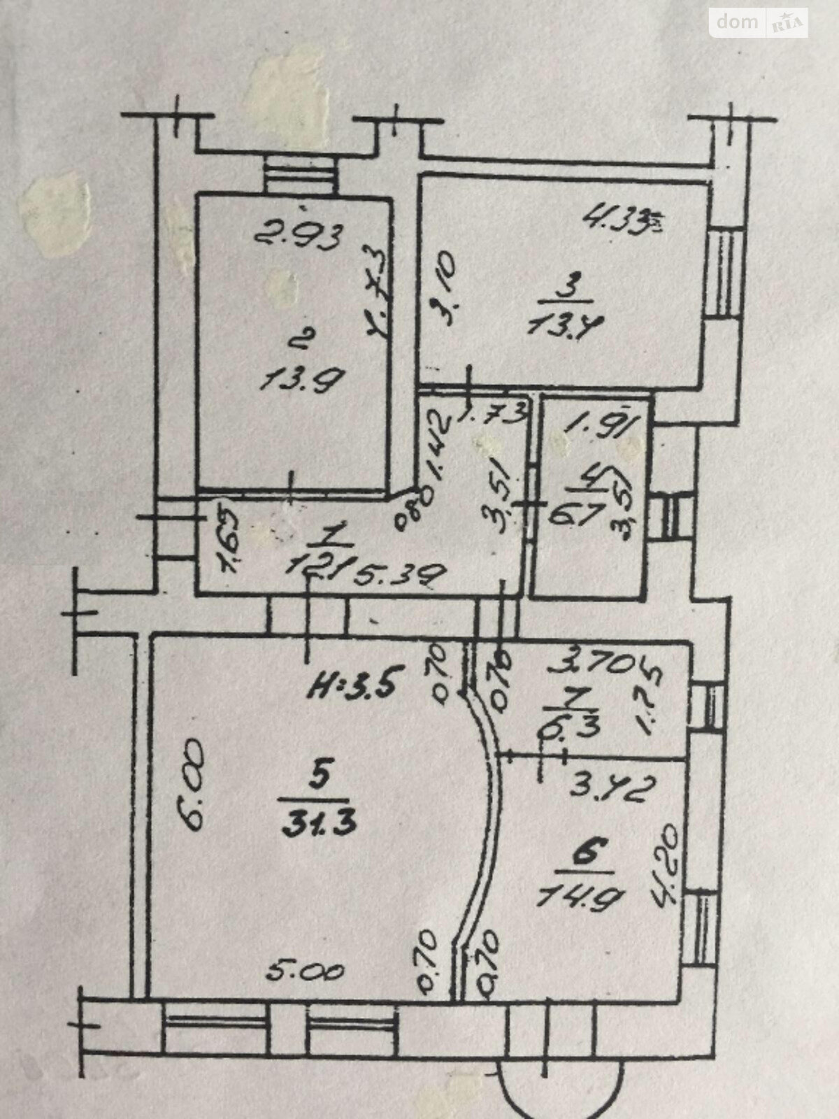 Продажа трехкомнатной квартиры в Одессе, на ул. Успенская 27, район Центр фото 1