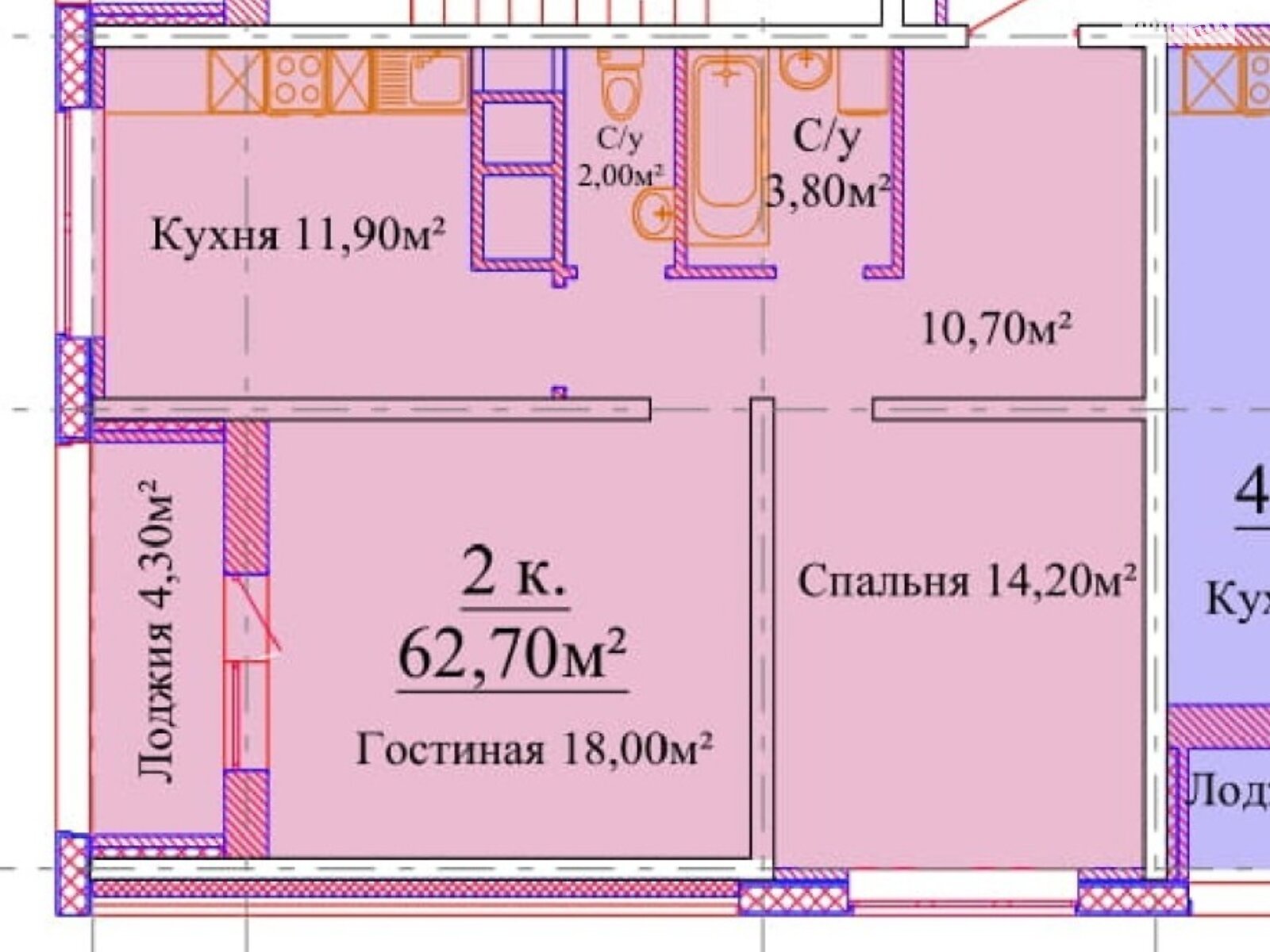 Продажа двухкомнатной квартиры в Одессе, на ул. Варненская 27А/2, фото 1