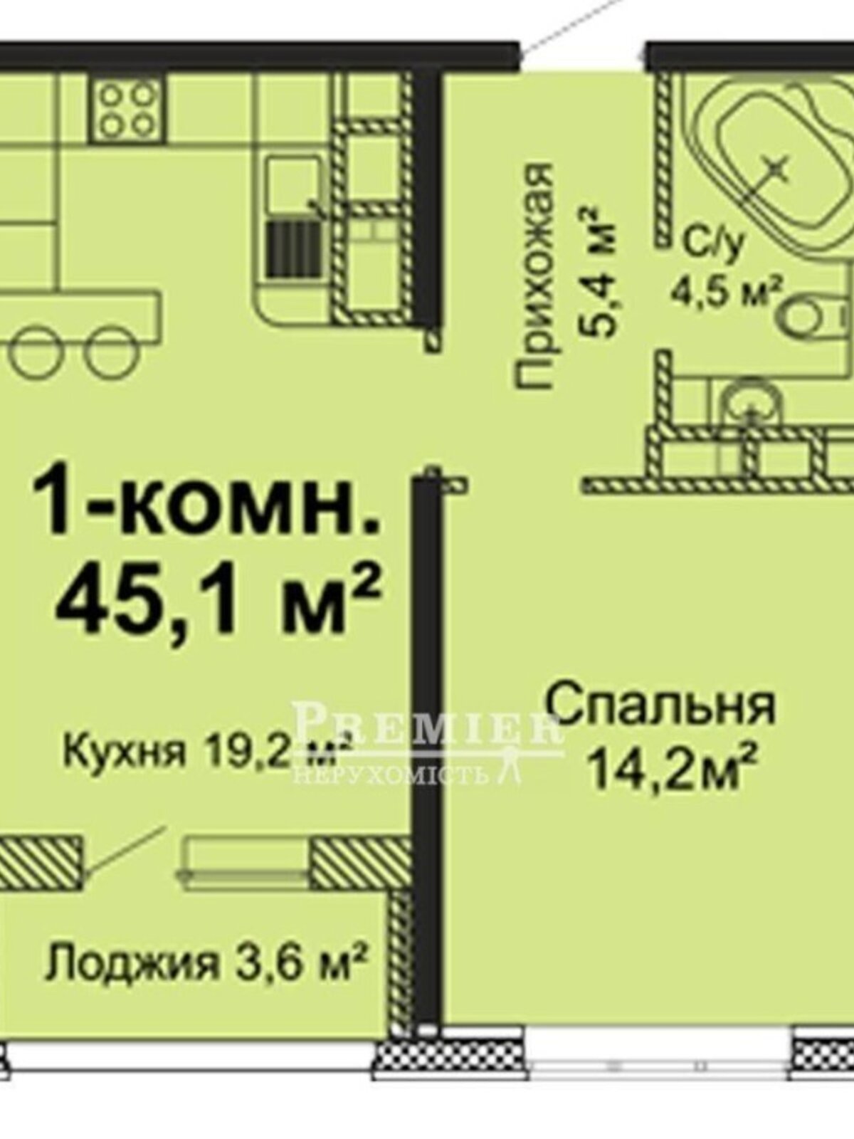 Продаж однокімнатної квартири в Одесі, на вул. Варненська, фото 1