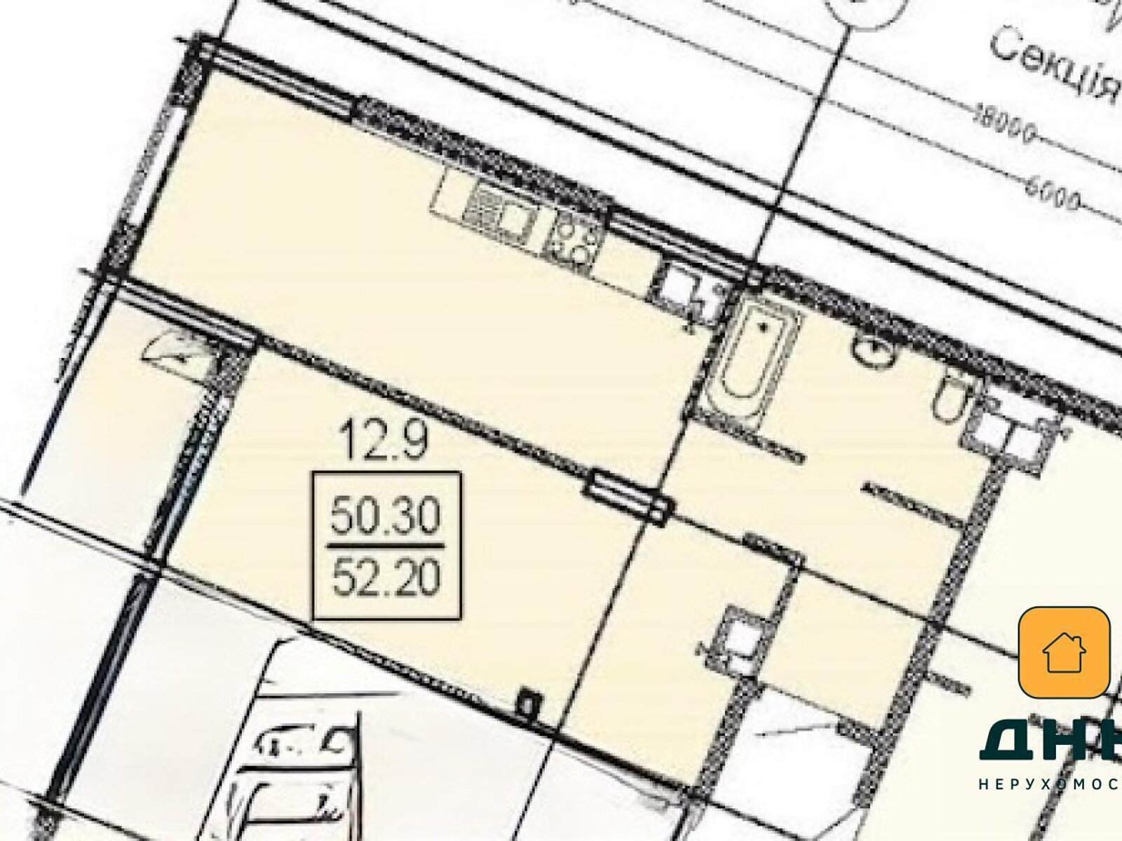 Продаж однокімнатної квартири в Одесі, на вул. Дача Ковалевського 5, район Золотий Берег фото 1 Продаж однокімнатної квартири в Одесі, на вул. Дача Ковалевського 5, район Золотий Берег фото 1