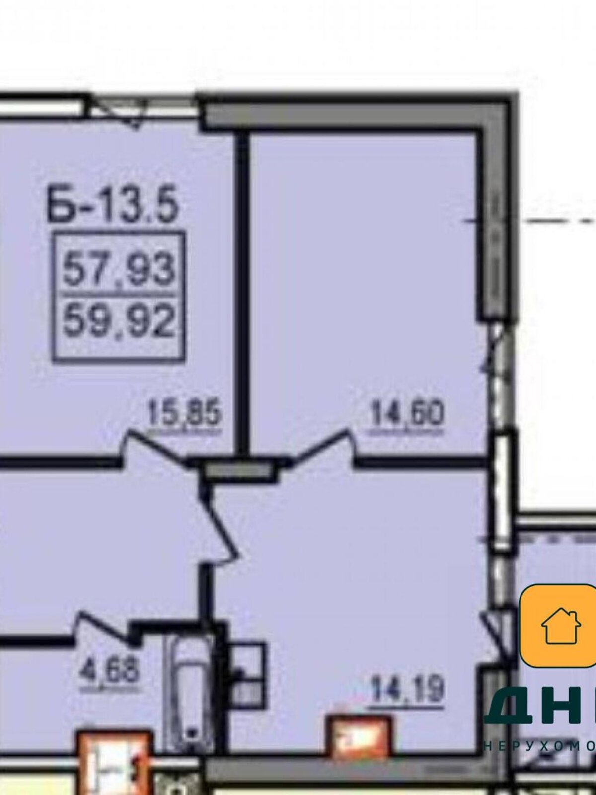 Продажа двухкомнатной квартиры в Одессе, на ул. Дача Ковалевского 5, район Золотой Берег фото 1