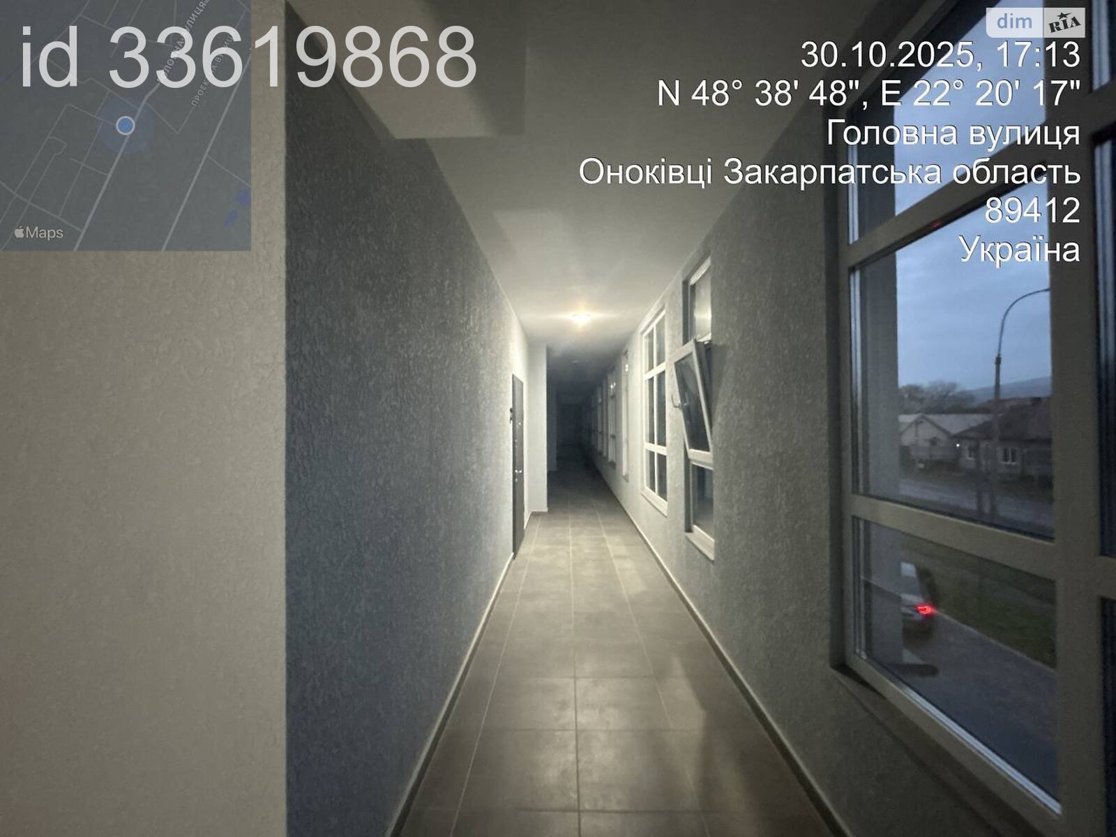 Продаж однокімнатної квартири в Оноківцях, на вул. Головна 10А, кв. 4, фото 1