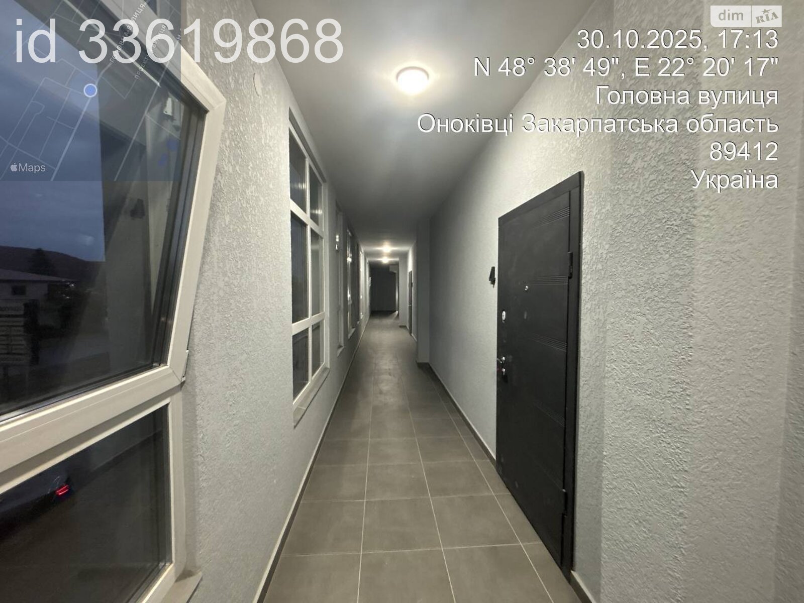 Продаж однокімнатної квартири в Оноківцях, на вул. Головна 10А, кв. 4, фото 1