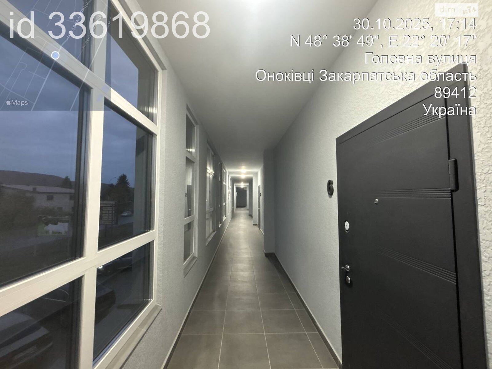 Продаж однокімнатної квартири в Оноківцях, на вул. Головна 10А, кв. 4, фото 1