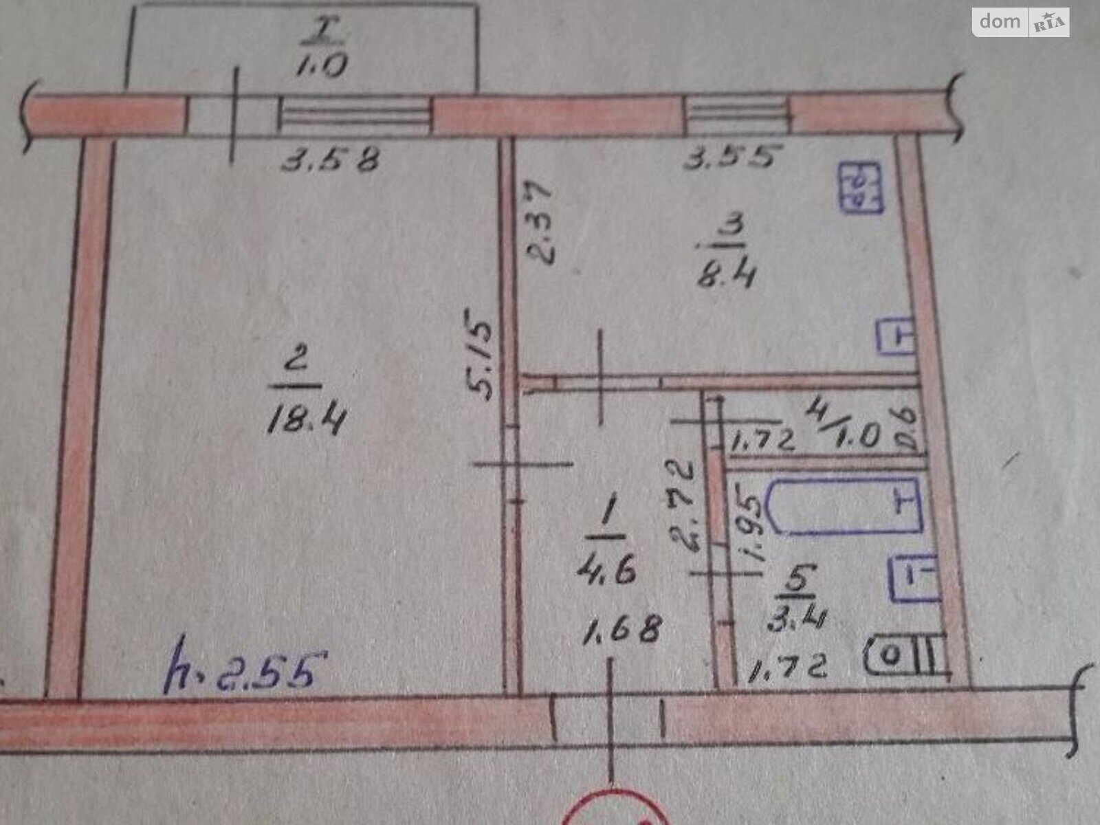 Продаж однокімнатної квартири в Партизанському, на вул. Центральна, фото 1