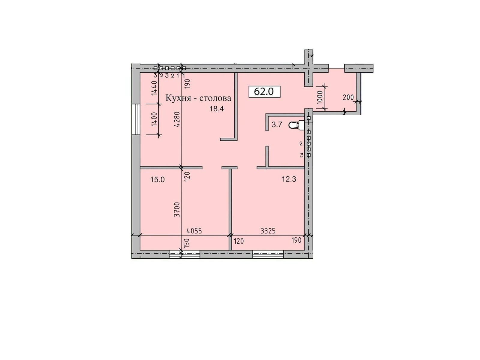Продажа двухкомнатной квартиры в Петрикове, на ул. Польная, фото 1