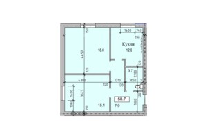 Продаж двокімнатної квартири в Петрикові, на вул. Стефаника, фото 2
