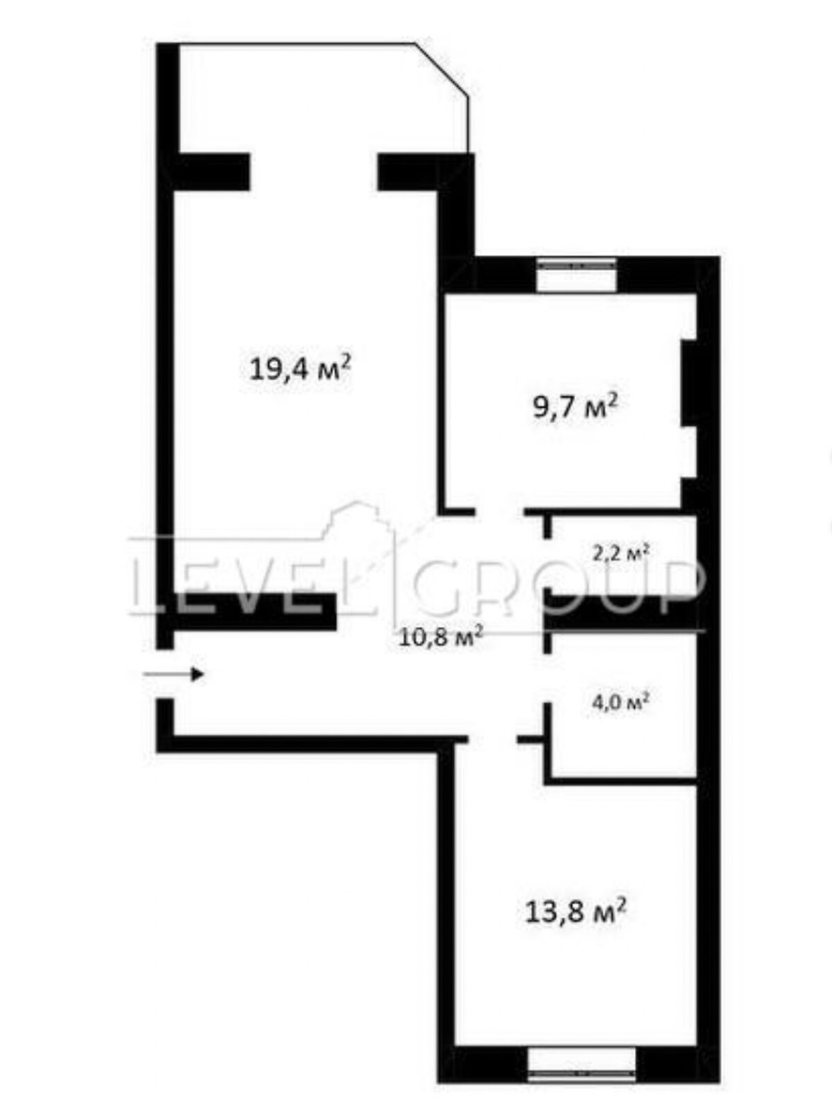 Продажа двухкомнатной квартиры в Петропавловской Борщаговке, на ул. Черкасская 38, фото 1